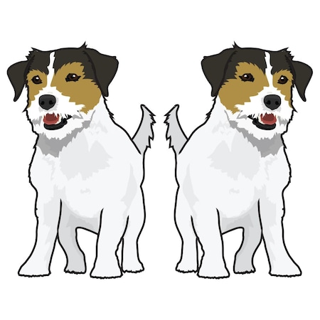 Signmission Jack Russel Terrier Dog Decal, Dog Lover Decor Vinyl Sticker D-18-Jack Russel Terrier